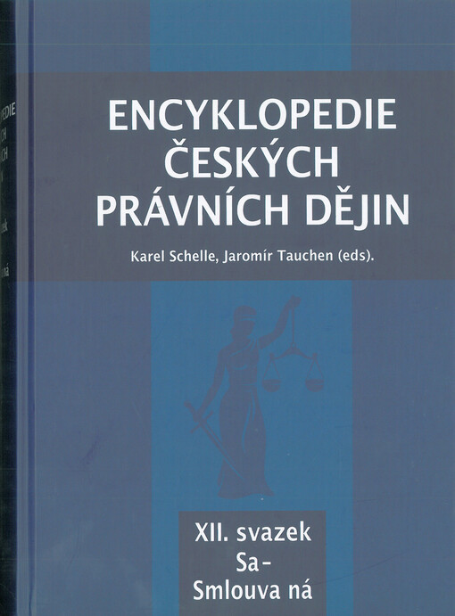 Encyklopedie českých právních dějin XII., svazek Sa - Smlouva ná