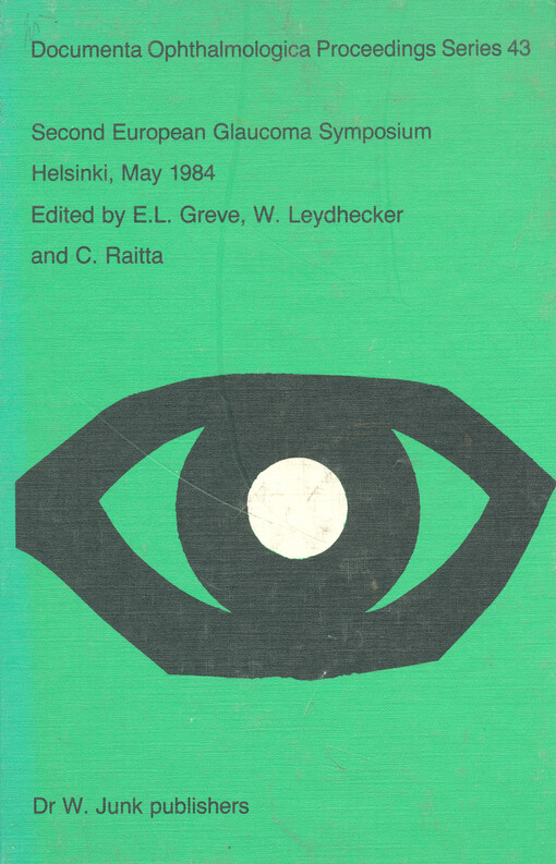 Second European glaucoma symposium : Helsinki, May 1984