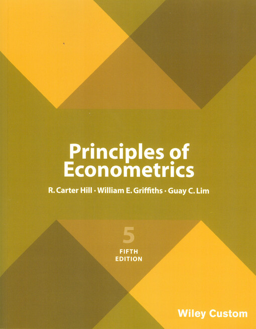 Principles of econometrics