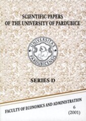 Scientific papers of the University of Pardubice