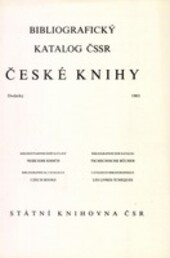 Bibliografický katalog ČSSR =