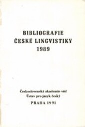 Bibliografie české lingvistiky