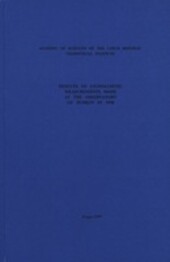 Results of geomagnetic measurements made at the Observatory of Budkov in