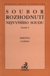 Soubor rozhodnutí Nejvyššího soudu