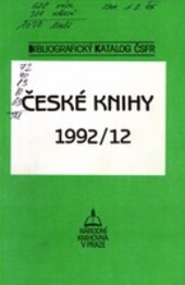 Bibliografický katalog ČSFR = Bibliografičeskij katalog = Bibliografischer Katalog = Bibliographical Catalogue = Catalogue Bibliographique. České knihy
