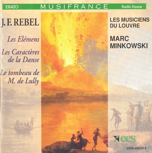 Les Elemens Les caractères de la danse ; Le tombeau de M. de Lully