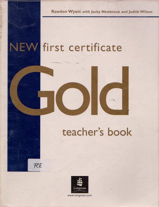 New first certificate gold. Teacher's book