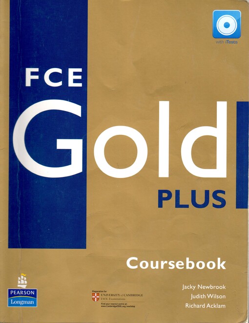 FCE gold plus. Coursebook