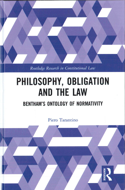 Philosophy, obligation and the law : Bentham's ontology of normativity