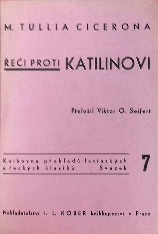 Marka Tullia Cicerona Řeči proti Katilinovi