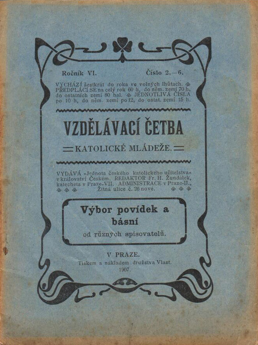 Výbor povídek a básní od různých spisovatelů