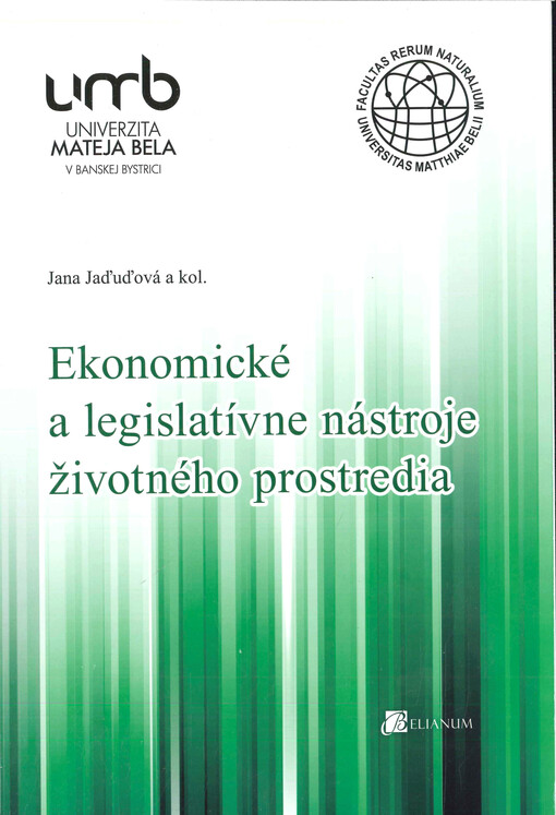 Ekonomické a legislatívne nástroje životného prostredia