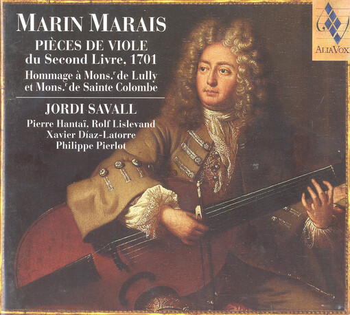 Pièces de viole du II livrehommage à Monseigneur de Lully et Monseigneur de Sainte Colombe