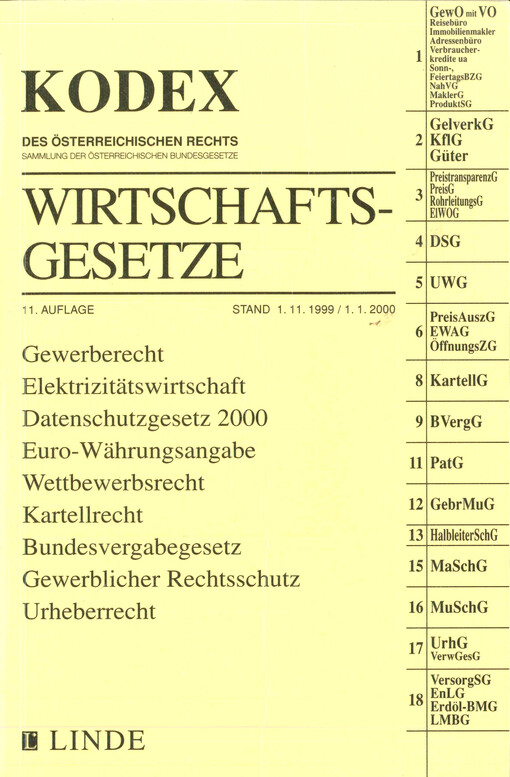Wirtschaftsgesetze