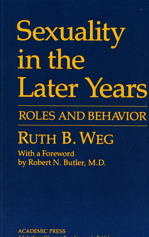 Sexuality in the later years : roles and behavior