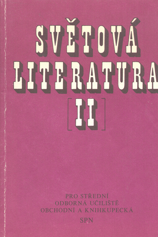 Světová literatura. II