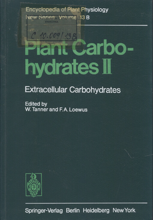 Plant carbohydrates. II, Extracellular carbohydrates