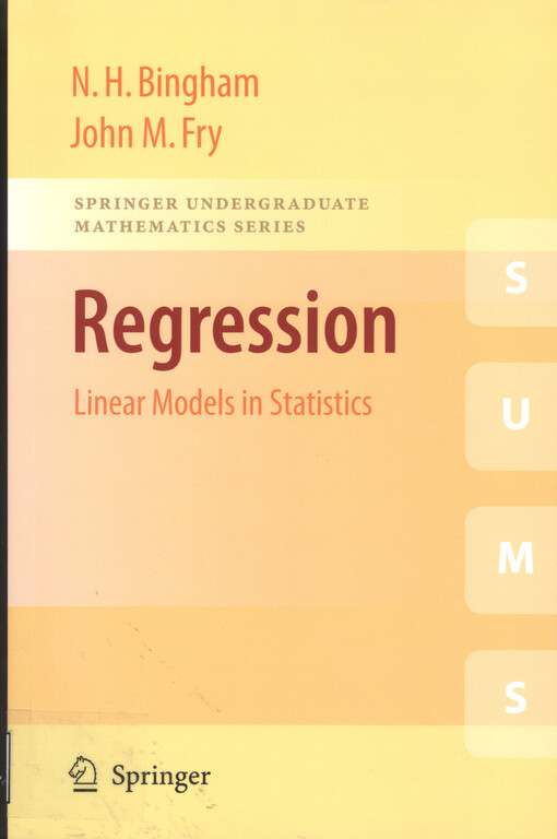 Regression :Linear models in statistics