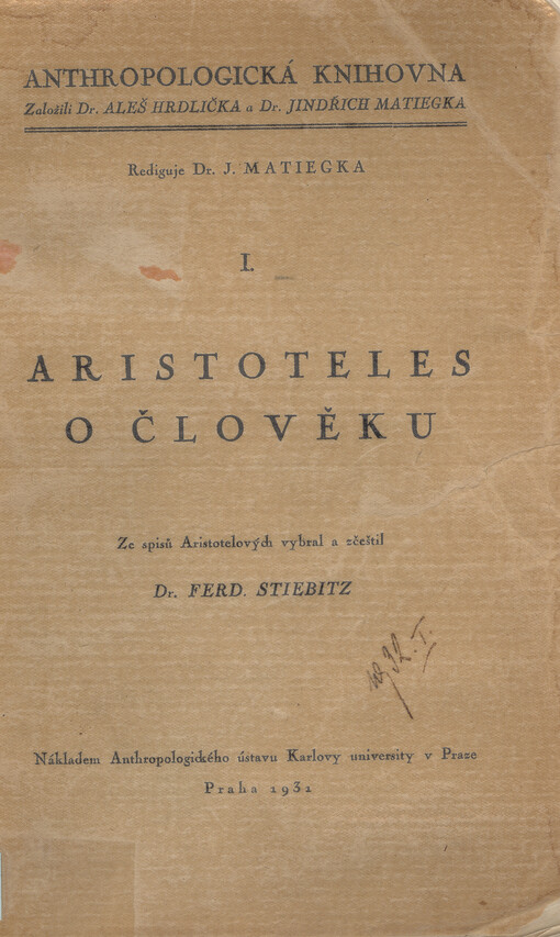 Aristoteles o člověku