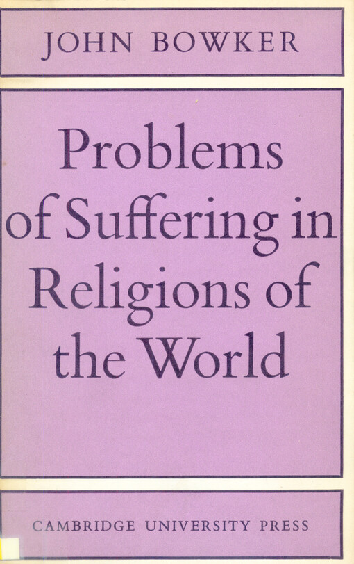 Problems of suffering in religions of the world