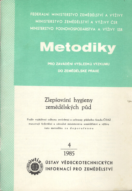 Zlepšování hygieny zemědělských půd