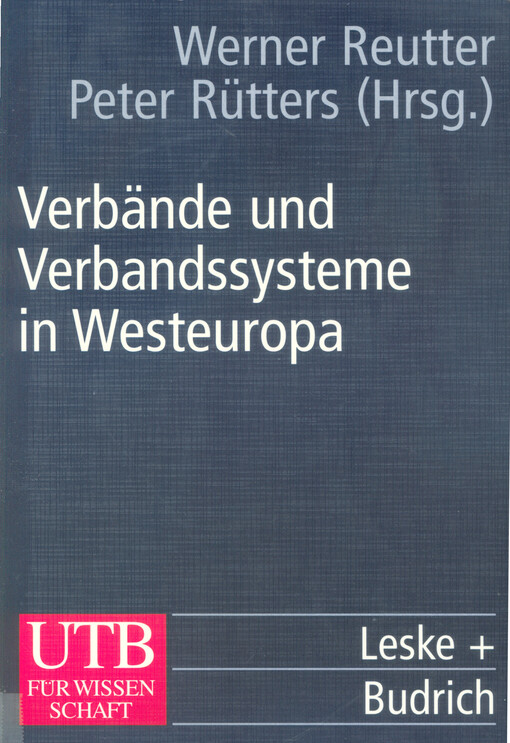 Verbände und Verbandssysteme in Westeuropa