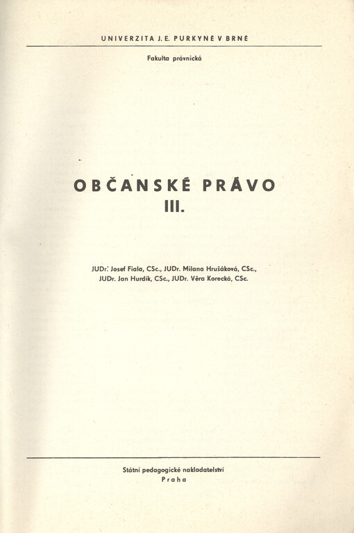 Občanské právo.[Díl] 3