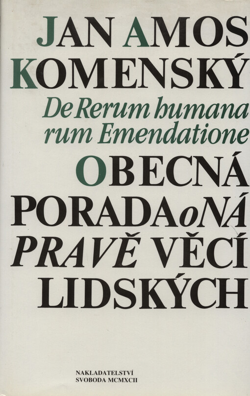 Obecná porada o nápravě věcí lidských