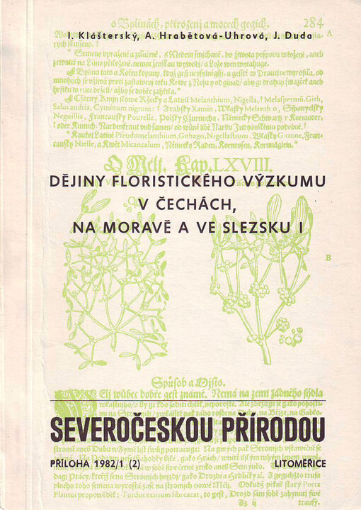 Dějiny floristického výzkumu v Čechách, na Moravě a ve Slezsku I