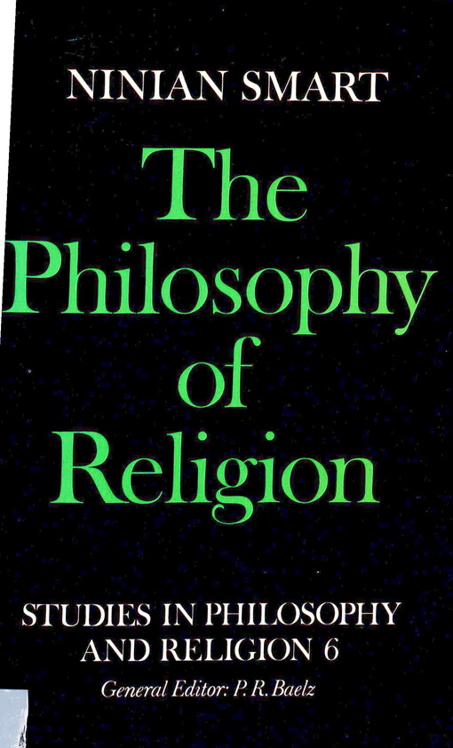 The philosophy of religion