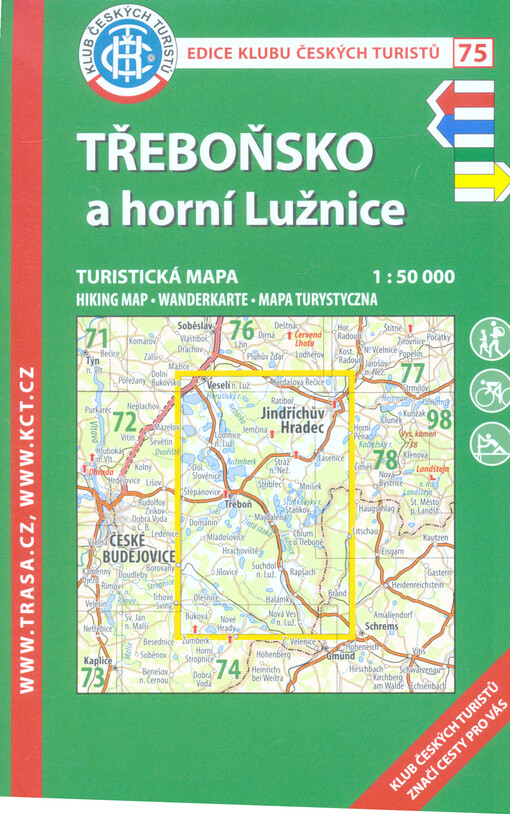 Třeboňsko a horní Lužnice : turistická mapa 1:50 000