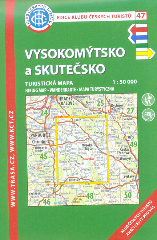 Vysokomýtsko a Skutečsko: turistická mapa 1:50 000