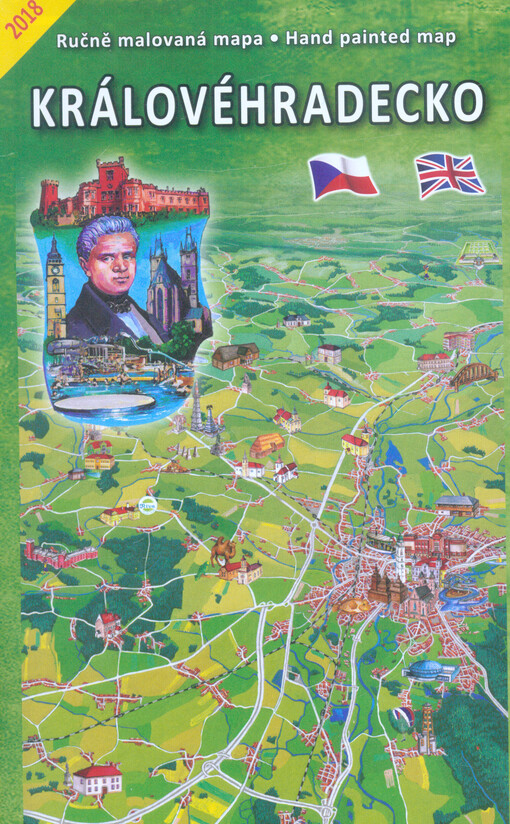 Královéhradecko : ručně malovaná mapa = hand painted map