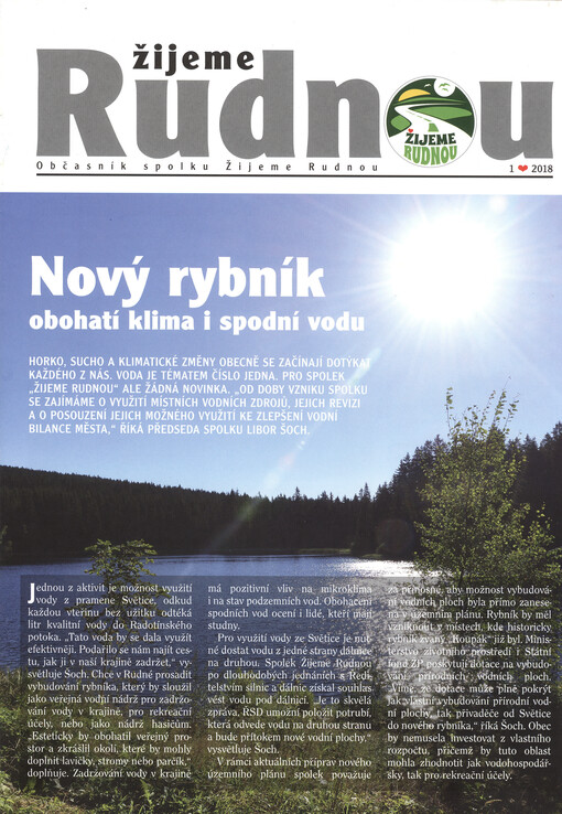 Žijeme Rudnou : občasník spolku Žijeme Rudnou