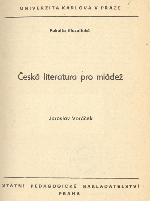 Česká literatura pro mládež