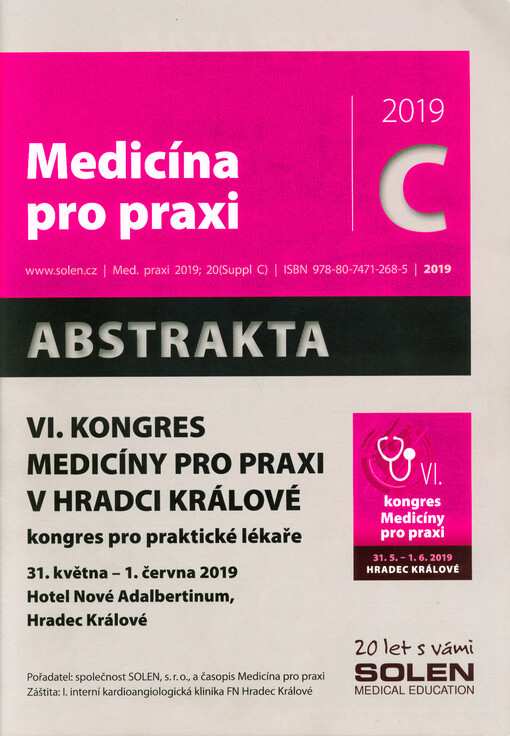 ... kongres Medicíny pro praxi v Hradci Králové - kongres pro praktické lékaře : abstrakta