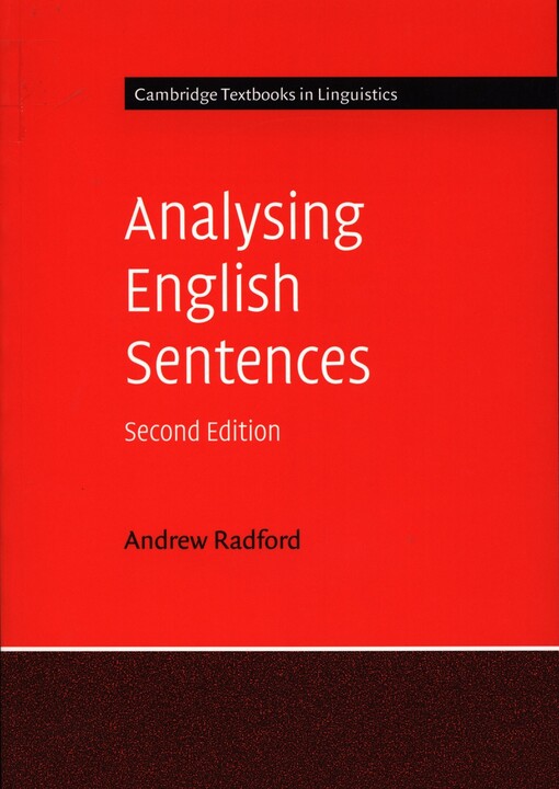 Analysing English sentences