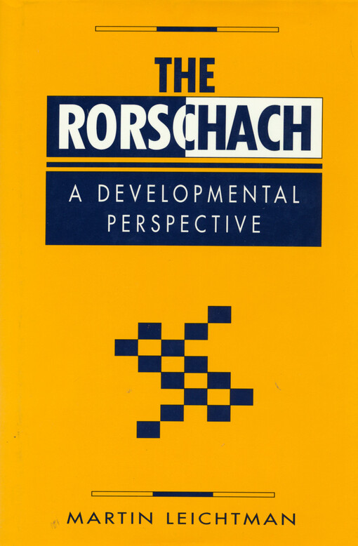 The Rorschach : a developmental perspective