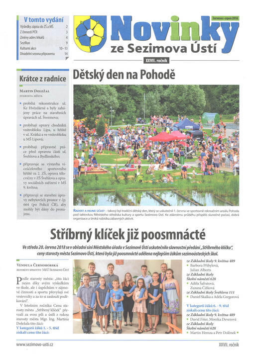 Novinky ze Sezimova Ústí