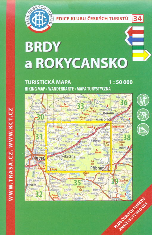 Brdy a Rokycansko : turistická mapa 1:50 000