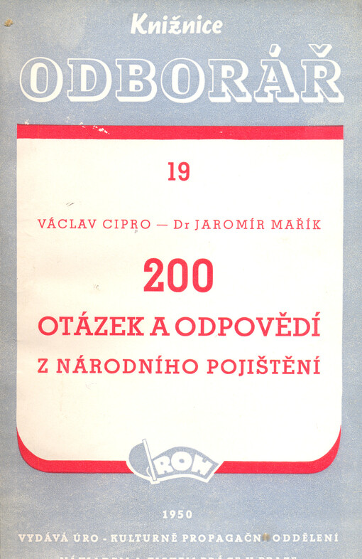 200 otázek a odpovědí z národního pojištění