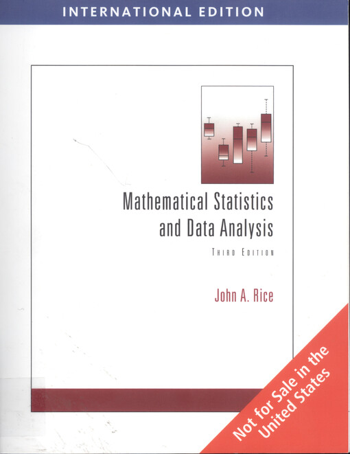 Mathematical statistics and data analysis