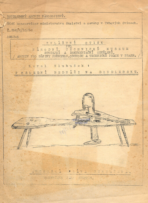Poslední bednáři na Doudlebsku