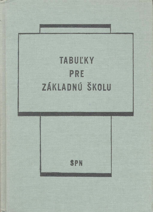 Tabuľky pre základnú školu