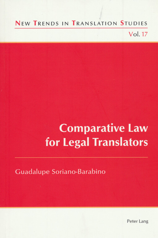 Comparative law for legal translators