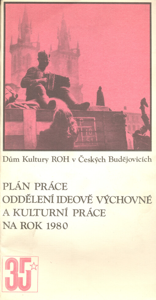 Plán práce oddělení ideově výchovné a kulturní práce na rok 1980