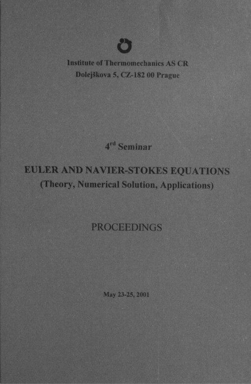 4rd seminar Euler and Navier-Stokes equations