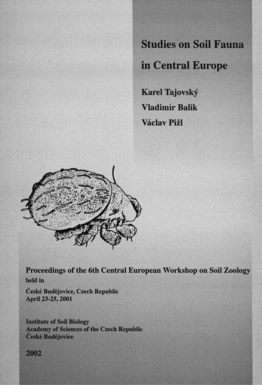 Studies on soil fauna in Central Europe