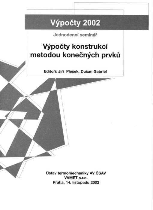 Výpočty konstrukcí metodou konečných prvků