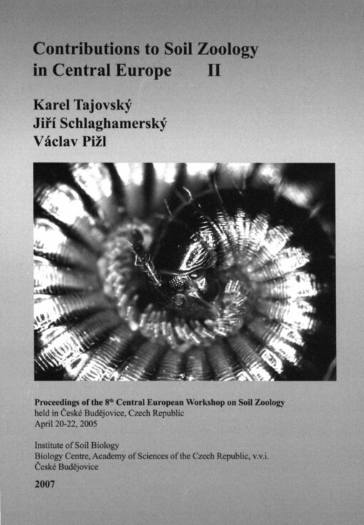 Contributions to soil zoology in Central Europe: proceedings of the workshop on soil zoology